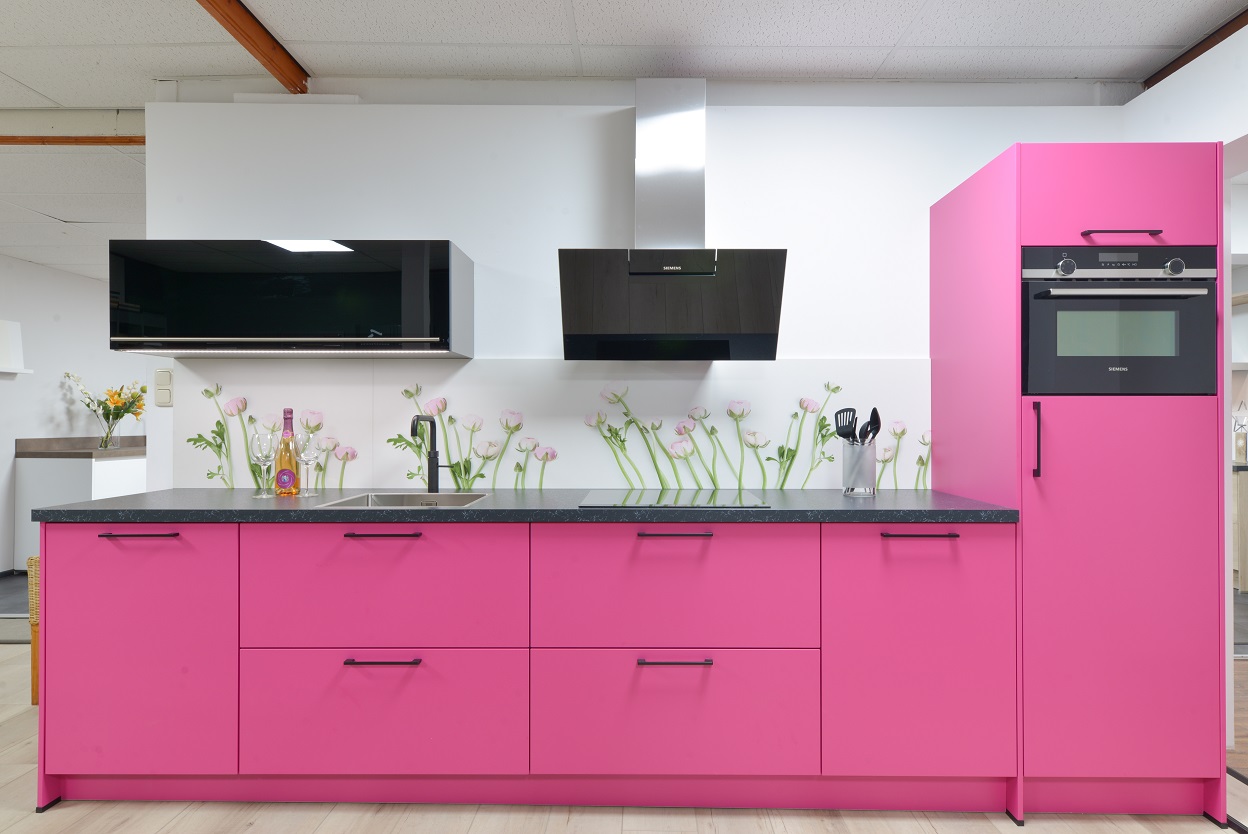 roze keuken roze keuken