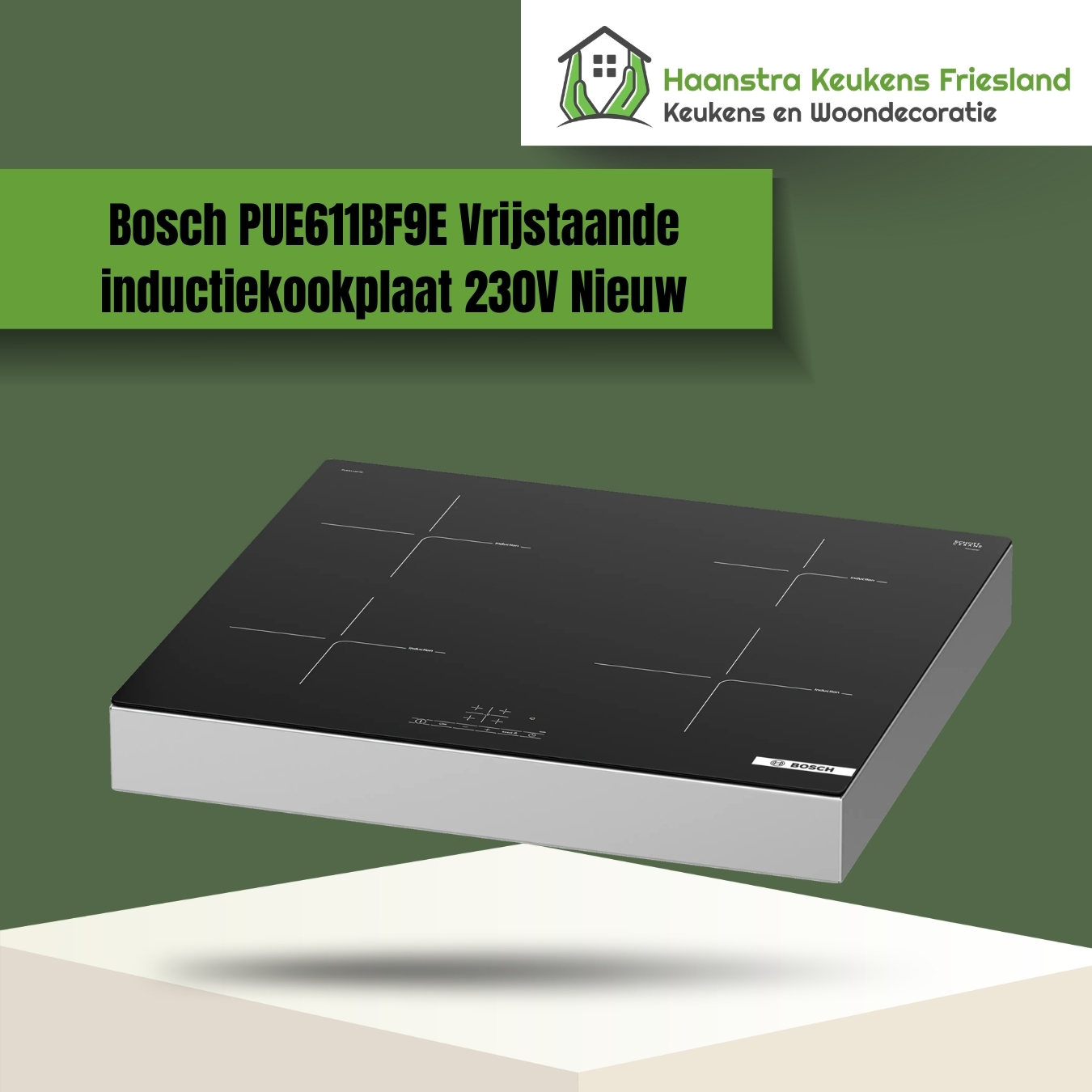 Bosch PUE611BF9E Vrijstaande inductiekookplaat 230V Nieuw